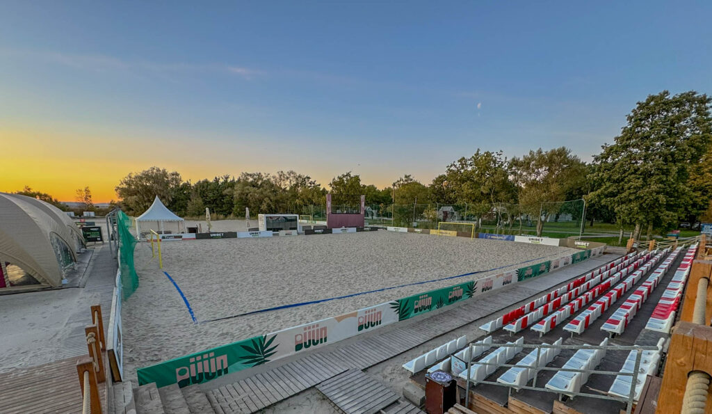 A great beach soccer venue in Pärnu.