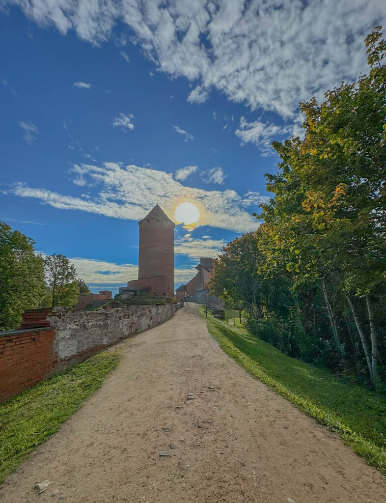 Approaching Turaida Castle ...