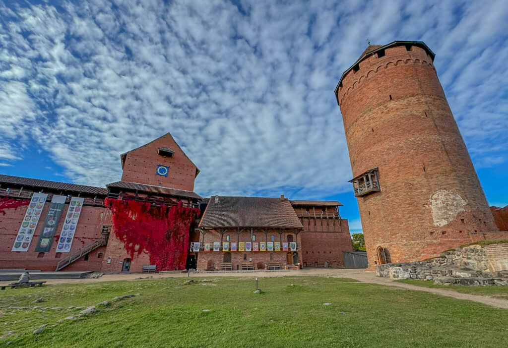 Here’s a better look at Turaida Castle, with its impressive main tower.