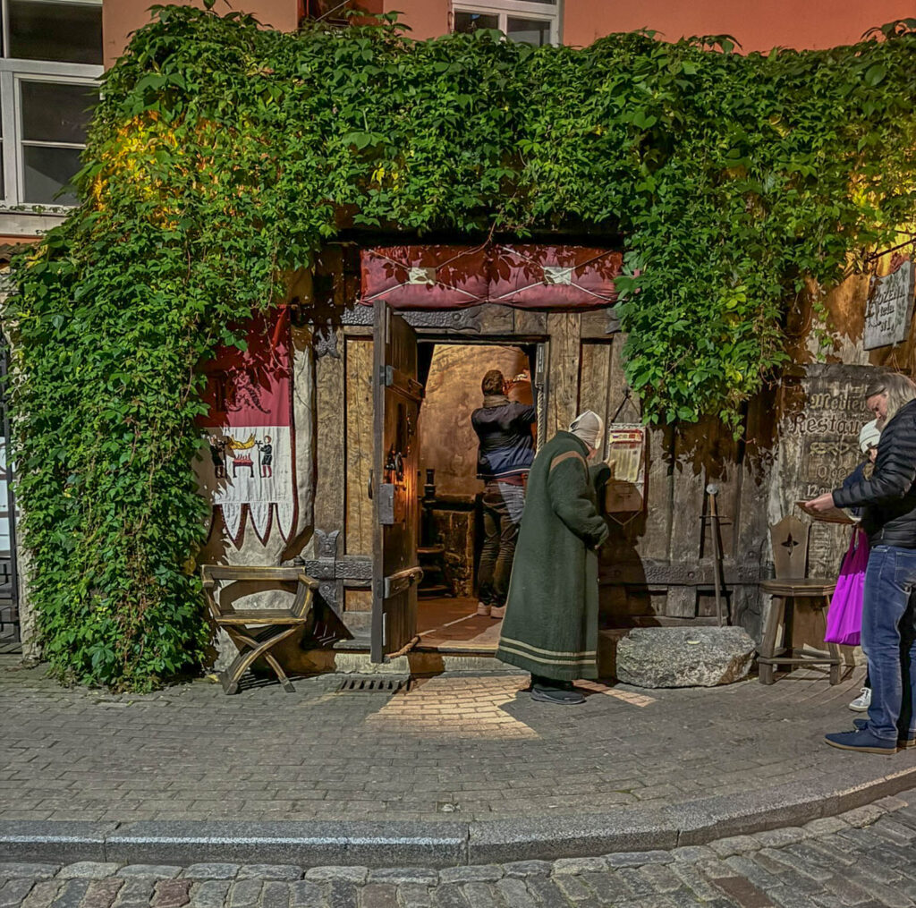 We decided to check out Rozengrāls, a medieval-themed restaurant tucked away in Old Riga.