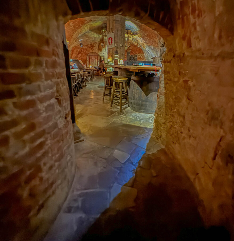 ... and here's a peak at the bar area of Rozengrāls restaurant in Old Riga.