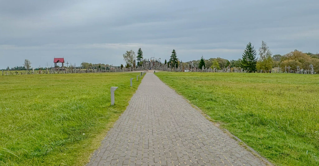 As you get closer, it becomes clear just how compact the area is, yet it’s absolutely packed with crosses, which will become very clear in the following photos.