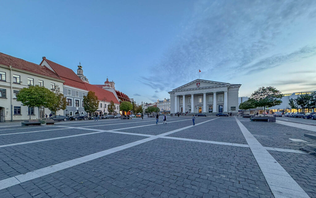 The square outside Vilnius Town Hall provides a mix of history, restaurants, shops, and some quality people-watching.