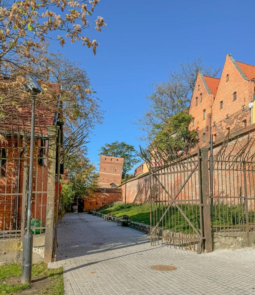 Here's another view of the The Leaning Tower of Toruń, known locally as Krzywa Wieża.