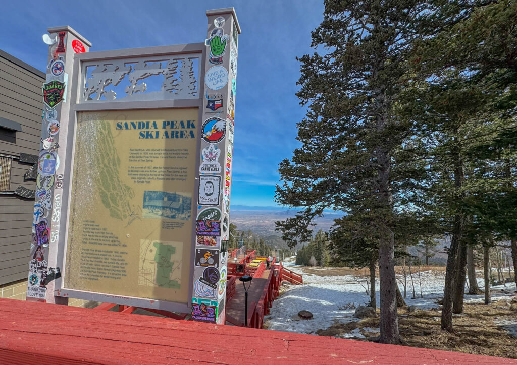 The east side of the Sandia Mountains offers a softer, more gradual incline, making it an ideal spot for skiing, mountain biking, and hiking.