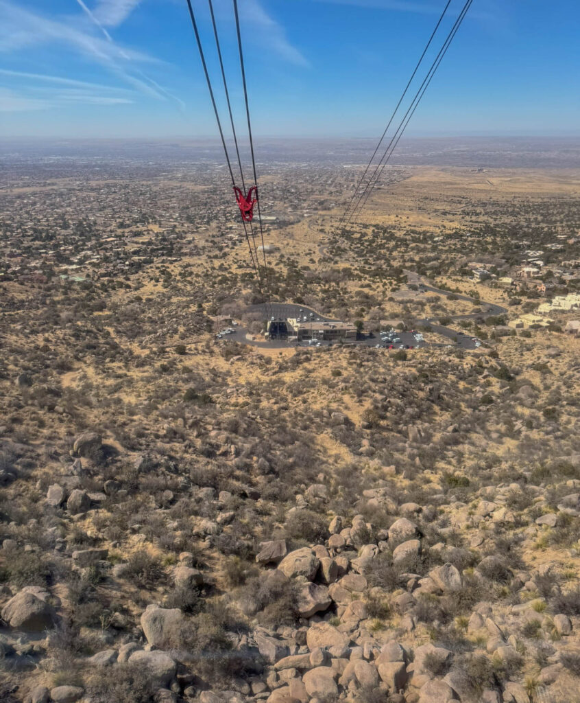 And we're off! Leaving the high desert landscape as we ascend into the mountains.