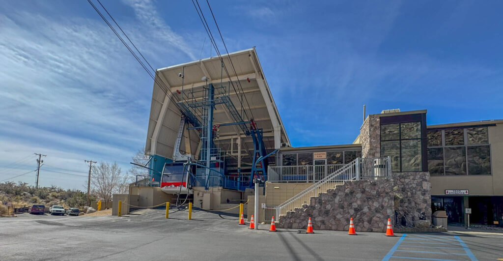 The starting point of the Sandia Peak Tramway in Albuquerque serves as the gateway to an unforgettable journey.