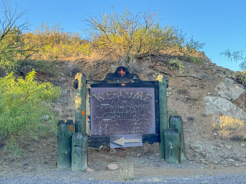Ah yes, the ancient alien language of melted vinyl and sun-faded mysteries. Upgrades are on the wayābut I have to say, I enjoyed the sign just as it is.