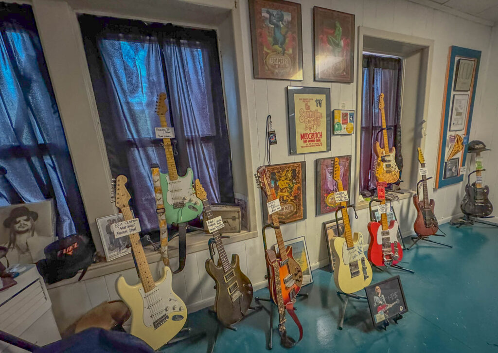 Carrizozo Rock and Roll Hall of Fame Museum, where the guitars come with stories, and sometimes you can play them yourself.