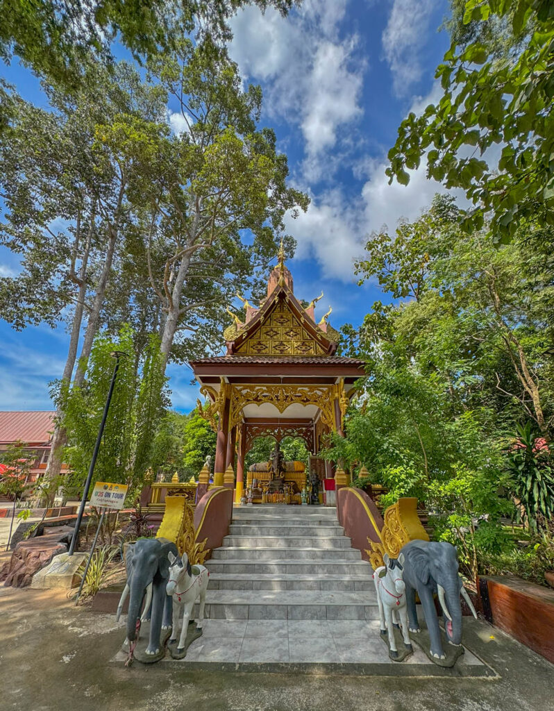 Walking up to the small shrine, not entirely sure what was about to happen next.