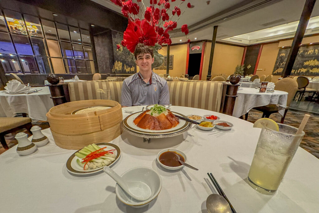 Ready to dig into some duck… or so we thought.