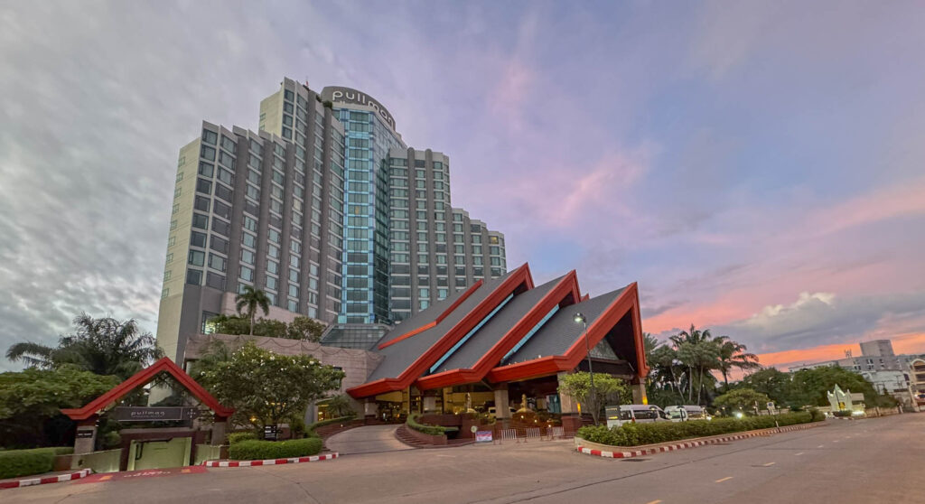 The Pullman Khon Kaen Raja Orchid, our home base in Khon Kaen.