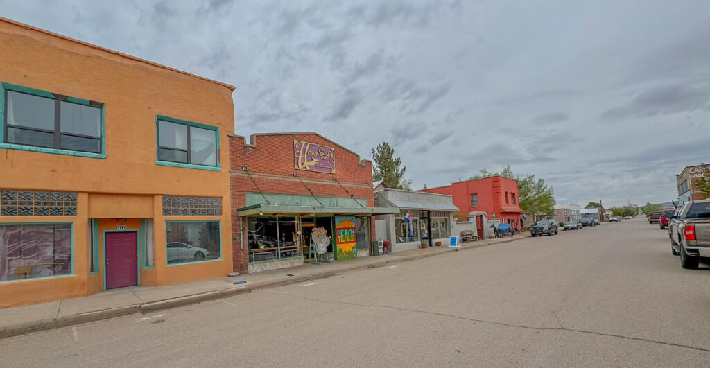 Carrizozo’s historic 12th Street, where it’s worth slowing down and taking a look around instead of just passing through.