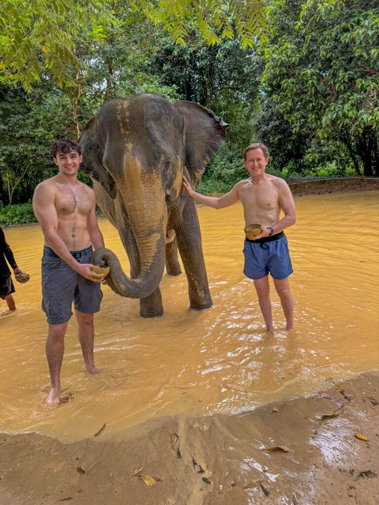Spa treatments are considerably messier when your client weighs 6,000 pounds.