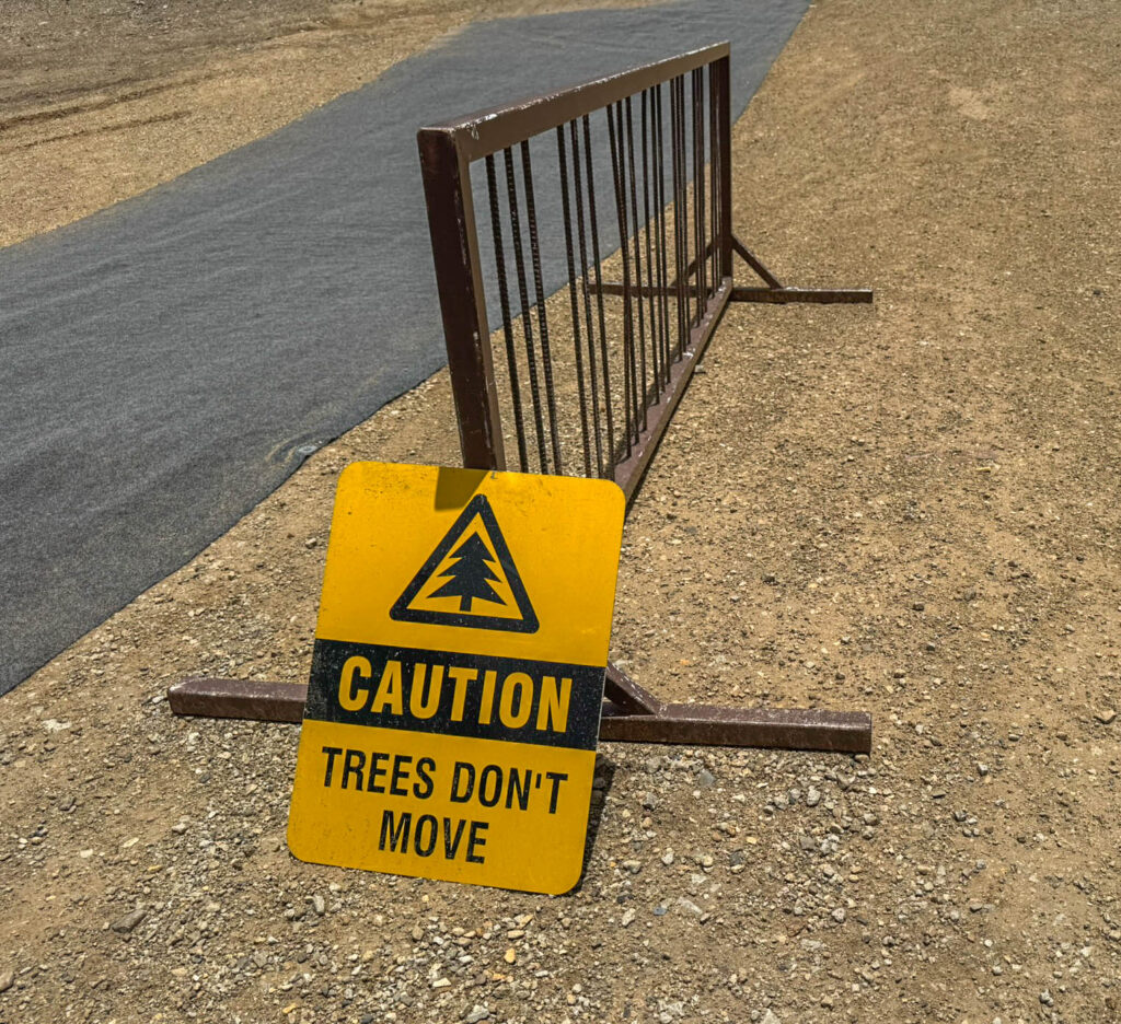 Sound advice at Angel Fire Bike Park.