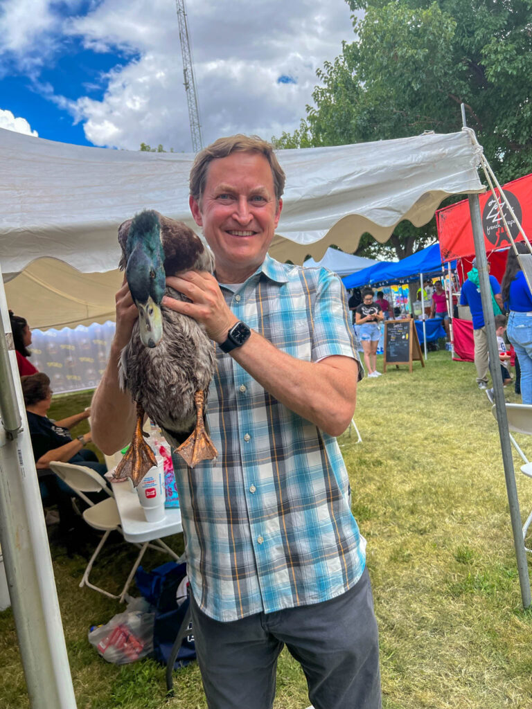 I eventually got my duck photo. The duck responded by appearing to play dead.