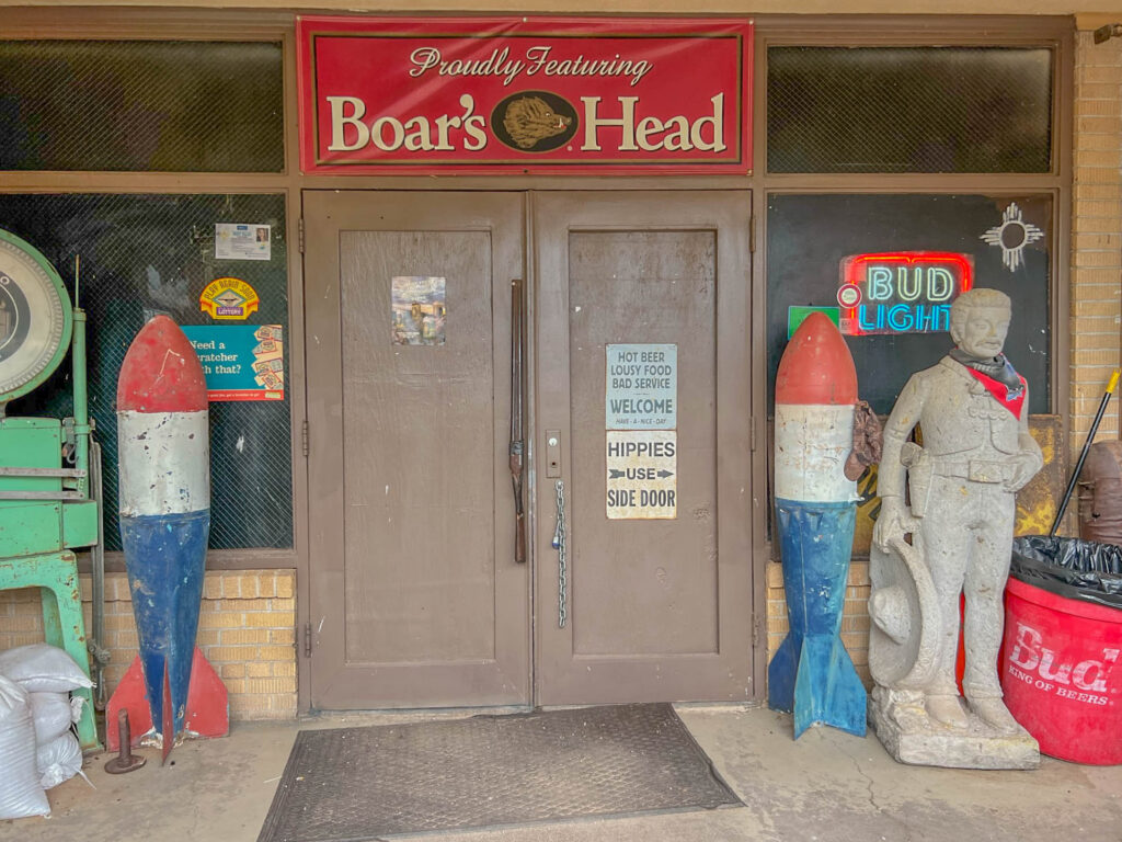 My first clue that Adobe Deli wasn't going to be a normal restaurant.